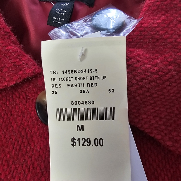 Tribal Medium earth red jacket - Picture 5 of 11